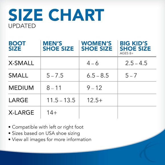 United Ortho Short Air Cam Walker Fracture Boot Large Black USA14115 - Picture 2 of 6